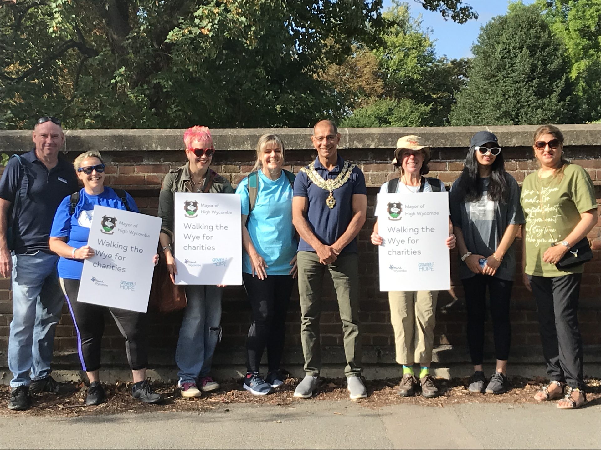 Walking the Wye with the Mayor of High Wycombe